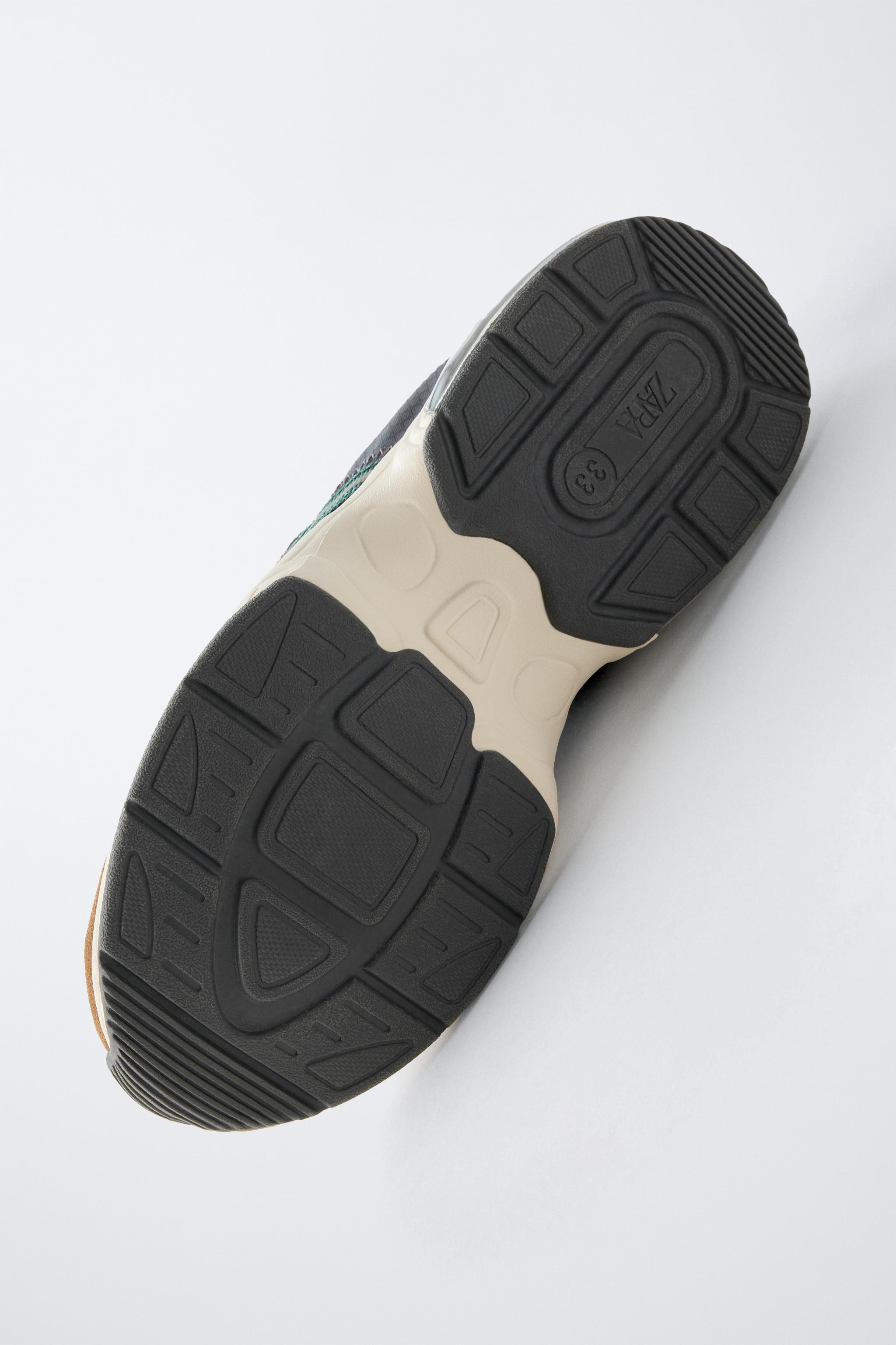 PIECED ATHLETIC SNEAKERS